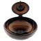 Novatto Sanguinello Mini Glass Vessel Bathroom Sink and Faucet Set, Oil Rubbed Bronze NSFC-008-1217003ORB - alternate 3